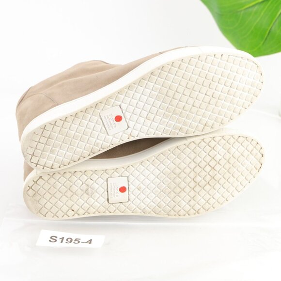 Blondo Womens Glenda Boot Size 8 Tan Suede Hidden Wedge Heel Zip Up Bootie - Picture 10 of 12